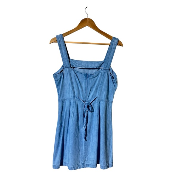 ASOS Size 8 Women’s Sleeveless Belted Casual Mini Lightweight Blue Dress - Picture 1 of 6